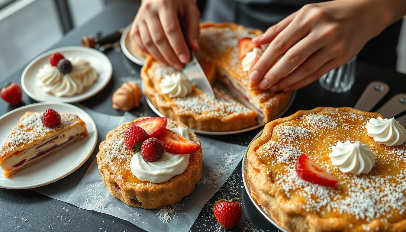 Homemade baking and desserts